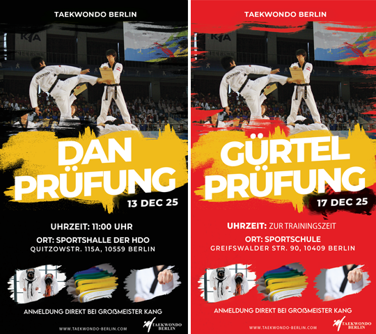 Dan & Gürtelprüfung Dez 2025: